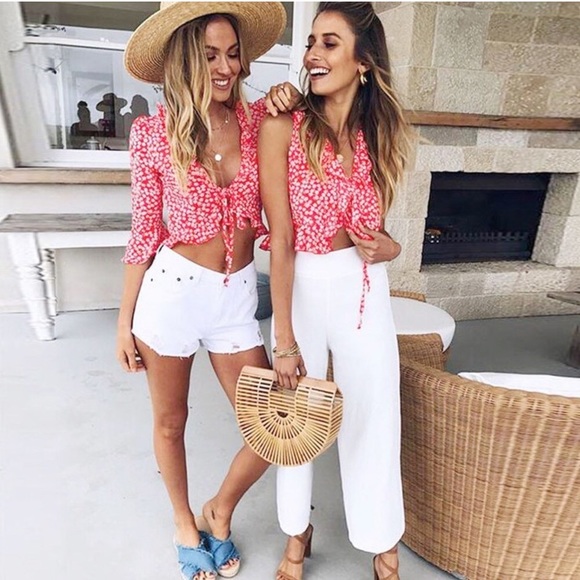 Adorable Front Tie Crop Top - Picture 5 of 8